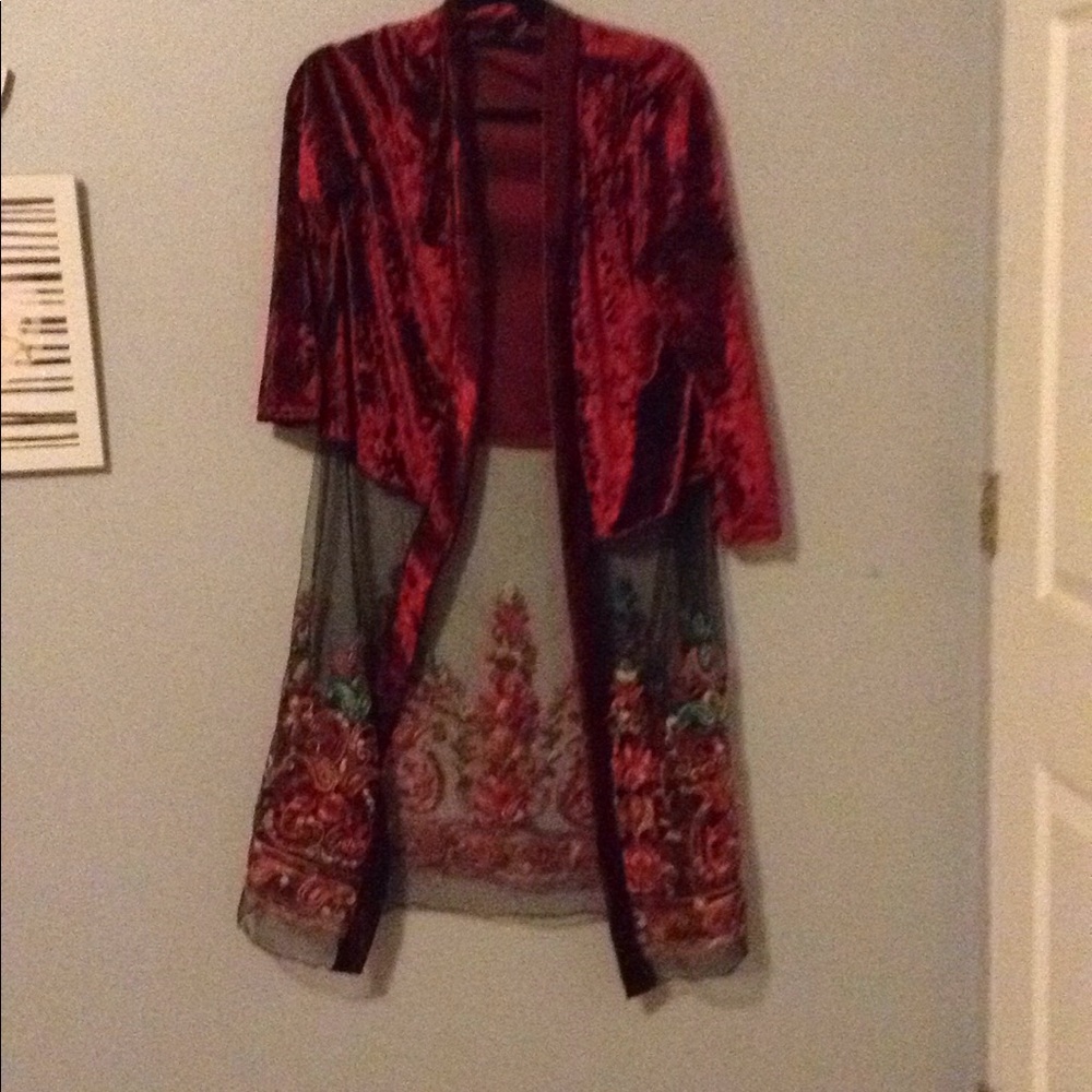 Colorful cardigan